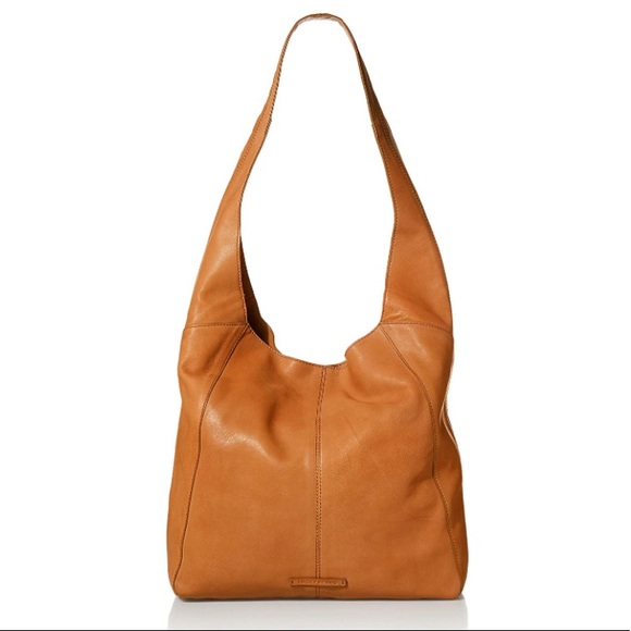Lucky Brand Handbags - Lucky Brand Patti Leather Hobo Bag Cognac